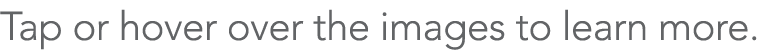Tap or hover over the images to learn more.