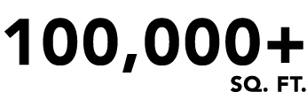 100,000+ sq. ft.