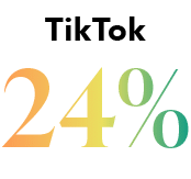 TikTok 24%