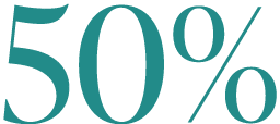 50%