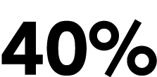 40%