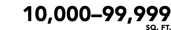 10,000–99,999 sq. ft.