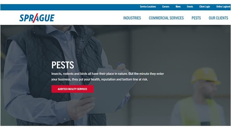 Sprague Pest Solutions Launches New Corporate Website - Pest Control ...