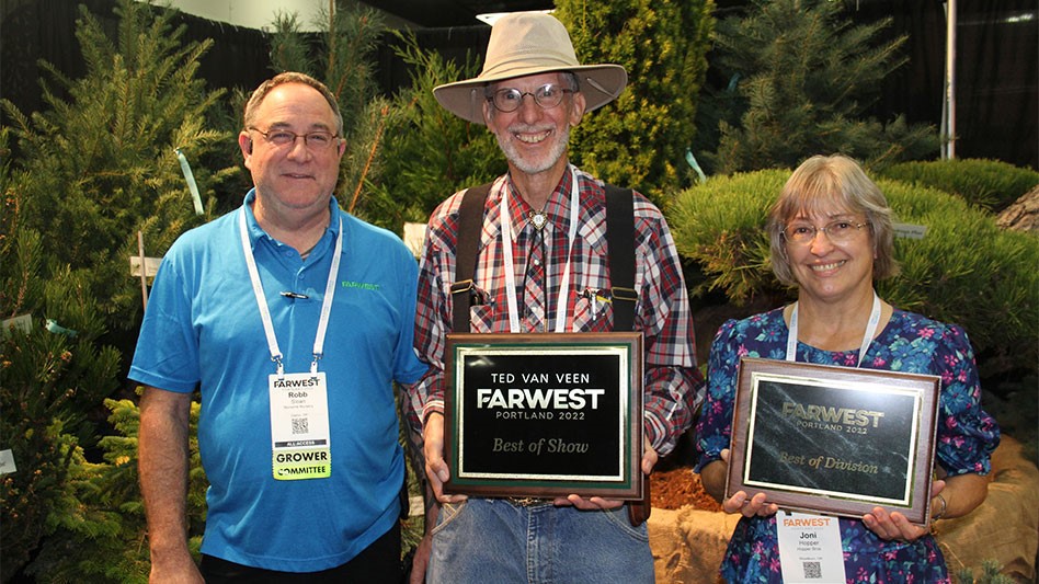 Hopper Bros. wins 'Best in Show' booth award at Farwest Nursery