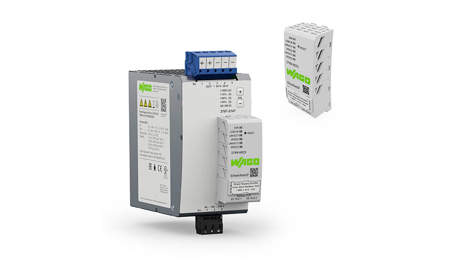 Comm Module makes WAGO’s Pro 2 power supply family IIoT ready