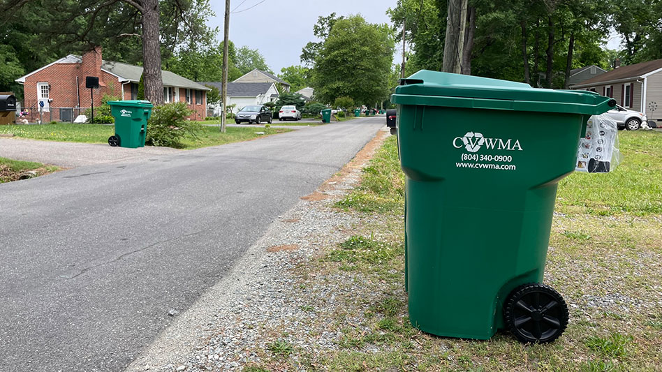 Central Virginia Waste Management Authority delivers 95,000 recycling carts Waste Today