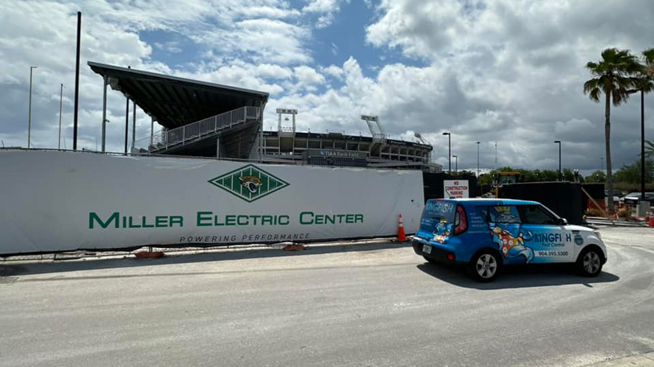 Kingfish Pest Control Pest Provider for Jacksonville Jaguars Practice Facility Pest