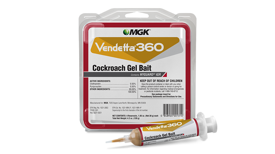 MGK Introduces Vendetta 360, Cockroach Gel Bait - Pest Control Technology