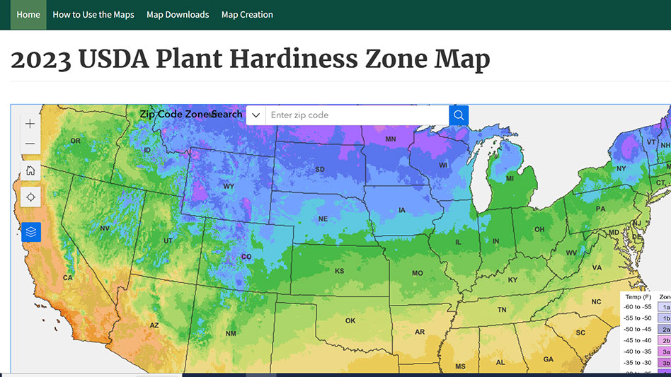 USDA unveils updated plant hardiness zone map - Nursery Management