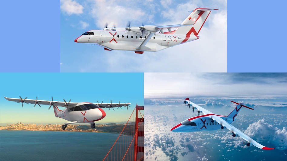 JSX intends to acquire 322 hybrid electric aircraft - Aerospace  Manufacturing and Design