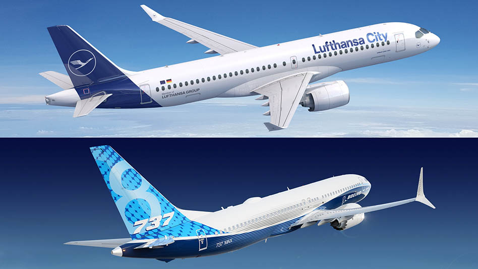 Lufthansa Group orders Boeing 737 MAX, Airbus A220 jets - Aerospace ...