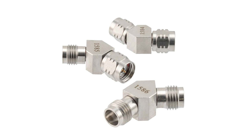 Pasternack's 45-degree-angle adapters for in-series connections ...