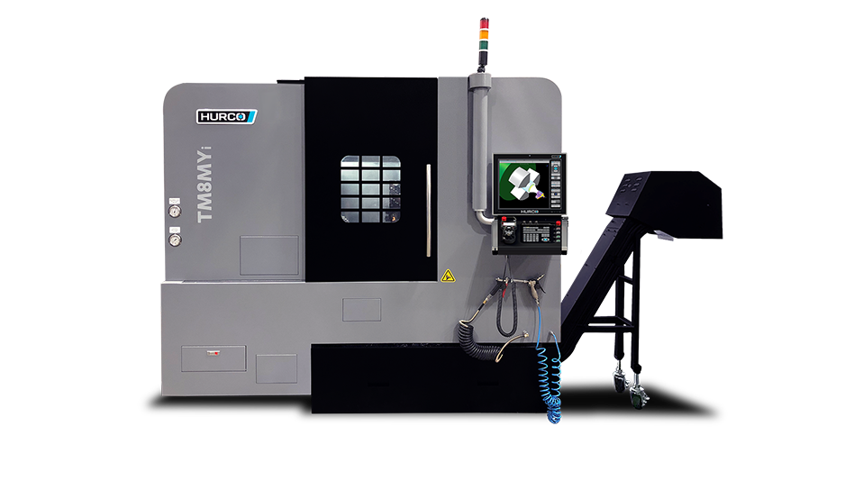 Hurco's TM8MYi Lathe - Aerospace Manufacturing and Design