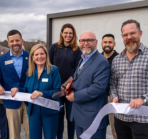 archer-arc-ribbon-cutting