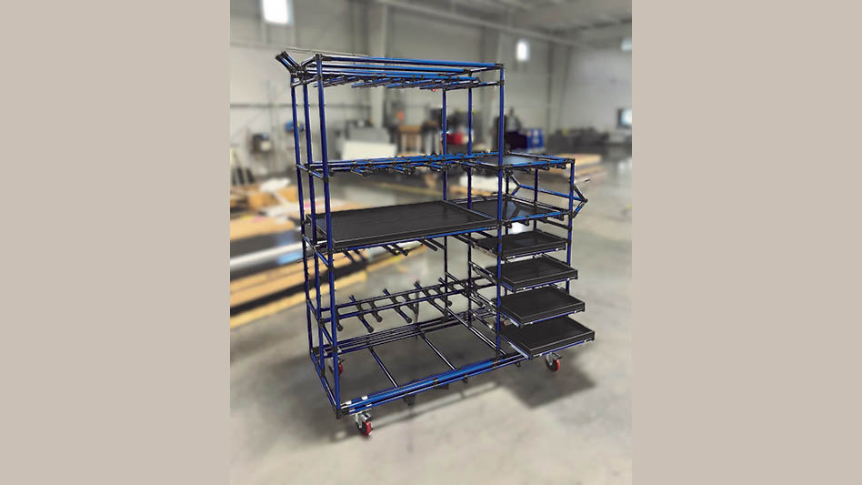 Kitting cart protects high-value aerospace parts - Aerospace
