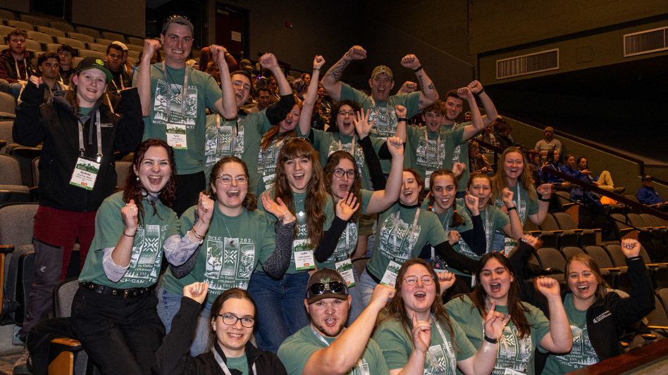 Michigan State University students at NCLC
