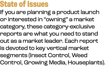 State of Issues If you are planning a product launch or interested in “owning” a market category, these category excl...