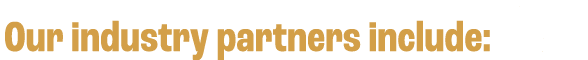  Our industry partners include: l