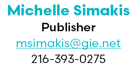 Michelle Simakis Publisher msimakis@gie.net 216 393 0275