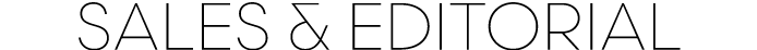 Sales & Editorial