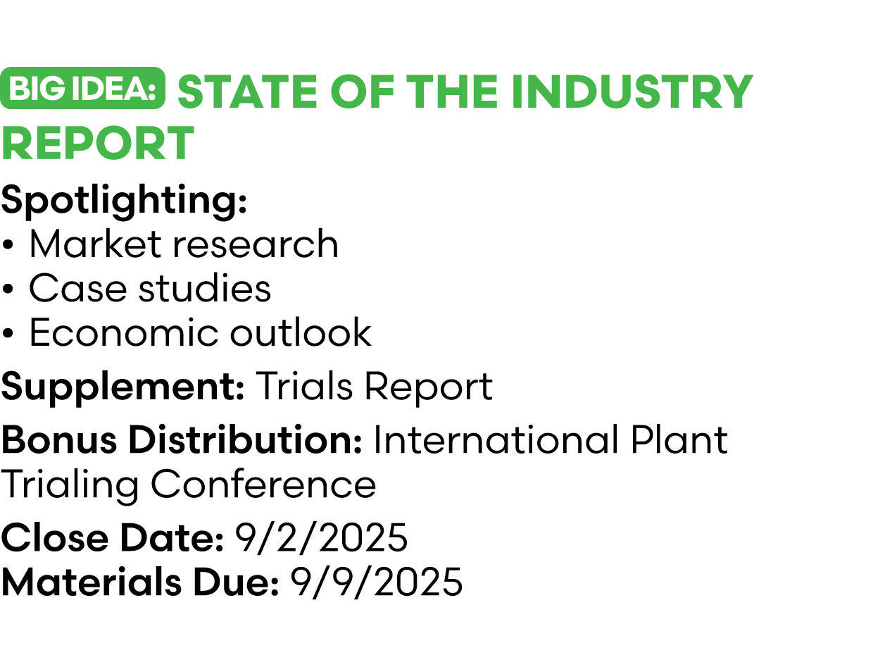 ￼ State of the Industry Report Spotlighting: • Market research • Case studies • Economic outlook Supplement: Trials R...