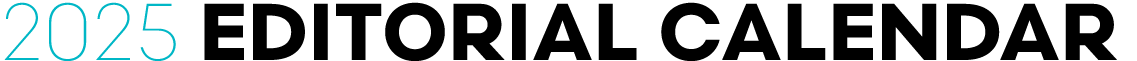 2025 editorial calendar