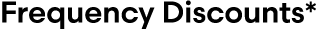 Frequency Discounts*