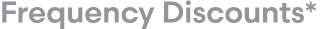 Frequency Discounts*