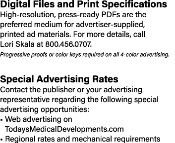 Digital Files and Print Specifications High-resolution, press-ready PDFs are the preferred medium for advertiser-supp...