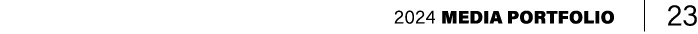 2024 Media Portfolio | 23