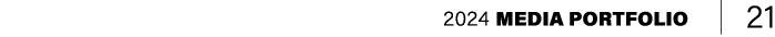 2024 Media Portfolio | 21