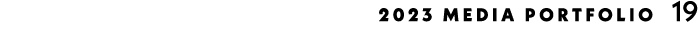 2023 Media portfolio 19