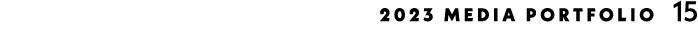 2023 Media portfolio 15