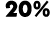 20% 