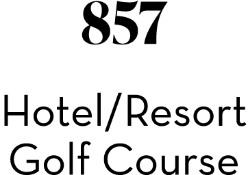 857 Hotel/Resort Golf Course