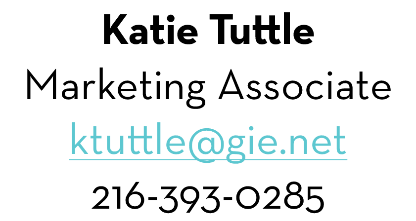 Katie Tuttle Marketing Associate ktuttle@gie.net 216-393-0285