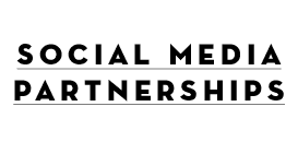 Social media partnerships
