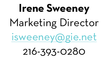 Irene Sweeney Marketing Director isweeney@gie.net 216-393-0280