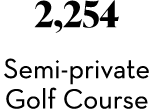 2,254 Semi-private Golf Course