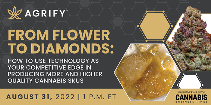 Agrify | From Flower to Diamonds | August 31, 2022 | 1 P.M. ET