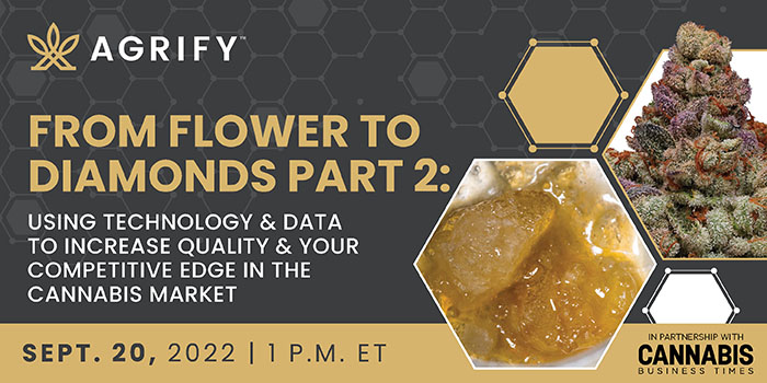 Agrify | From Flower to Diamonds Part 2 | September 20, 2022 | 1 P.M. ET