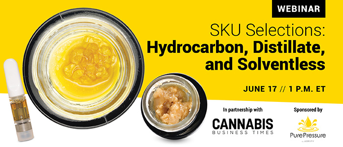 SKU Selections: Hydrocarbon, Distillate, and Solventless Webinar