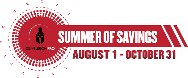 CenturionPro Summer of savings banner