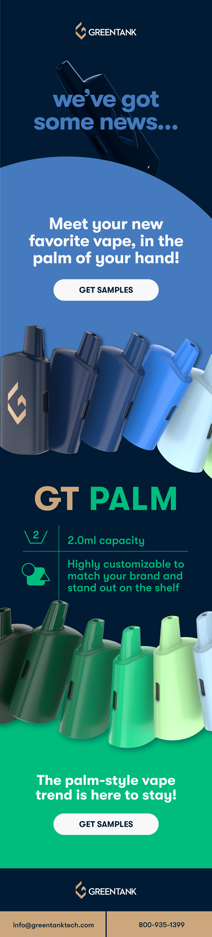 Greentank | We've got some news.. Meet your new favorite vape GT Palm