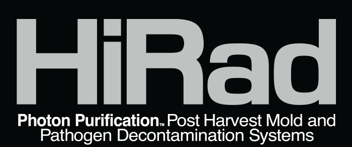 HiRad Photon Purification™ Post Harvest Mold and Pathogen Decontamination Systems
